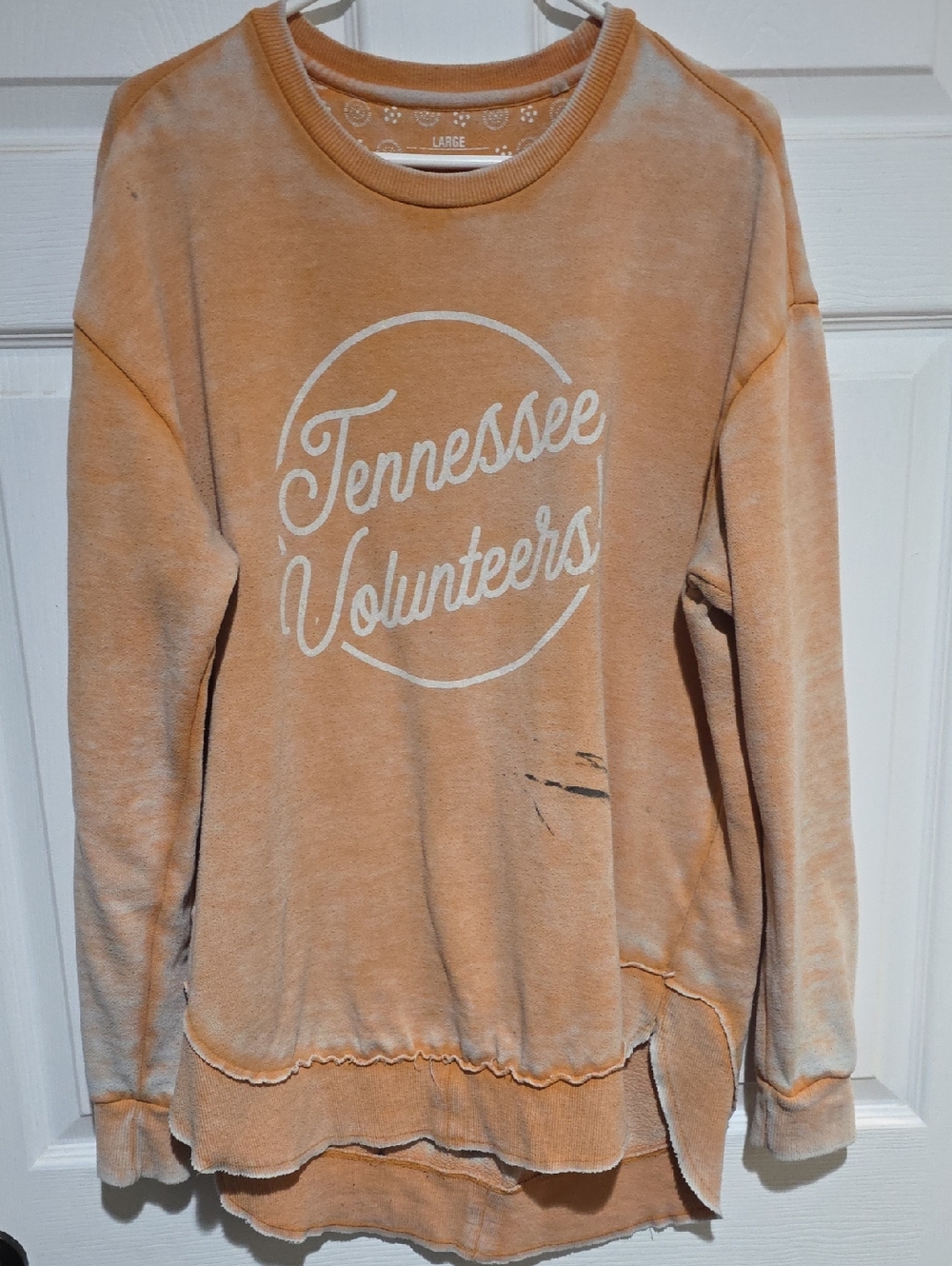 Tennessee Volunteers Peach Crewneck Sweatshirt